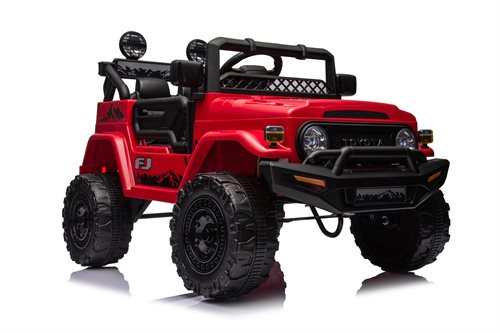 Lasten sähköauto Toyota FJ Cruiser 4x12V, punainen