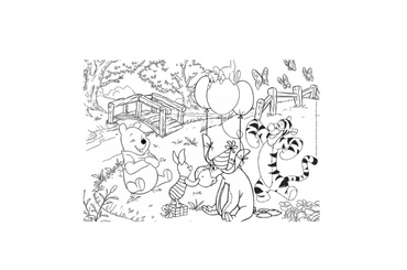 Disney Nalle Puh lattiapulma 24 osaa 2 in 1