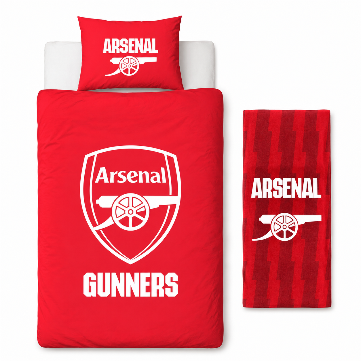 Arsenal Pussilakanasetti & Pyyhe
