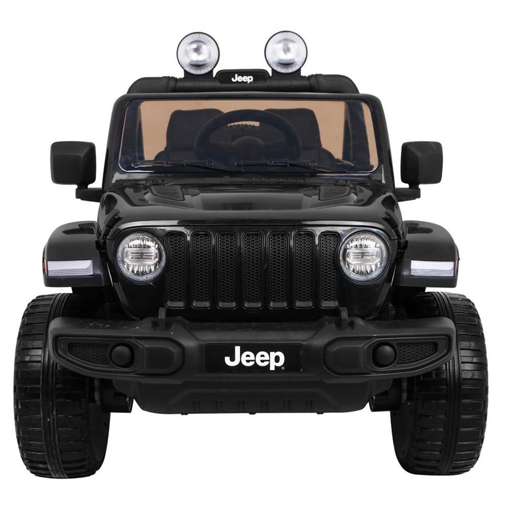 Sähköauto lapsille Jeep Wrangler Rubicon 4x12V, musta