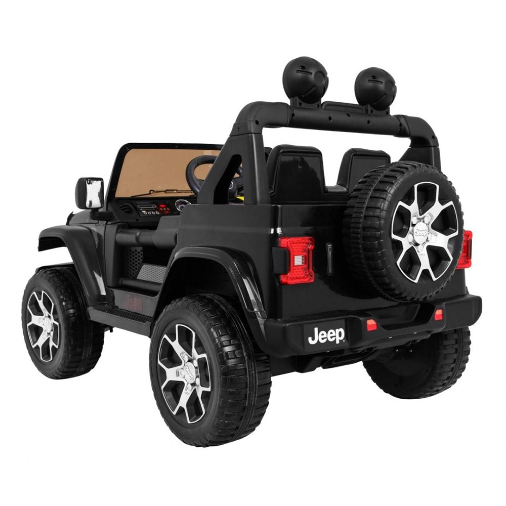 Sähköauto lapsille Jeep Wrangler Rubicon 4x12V, musta