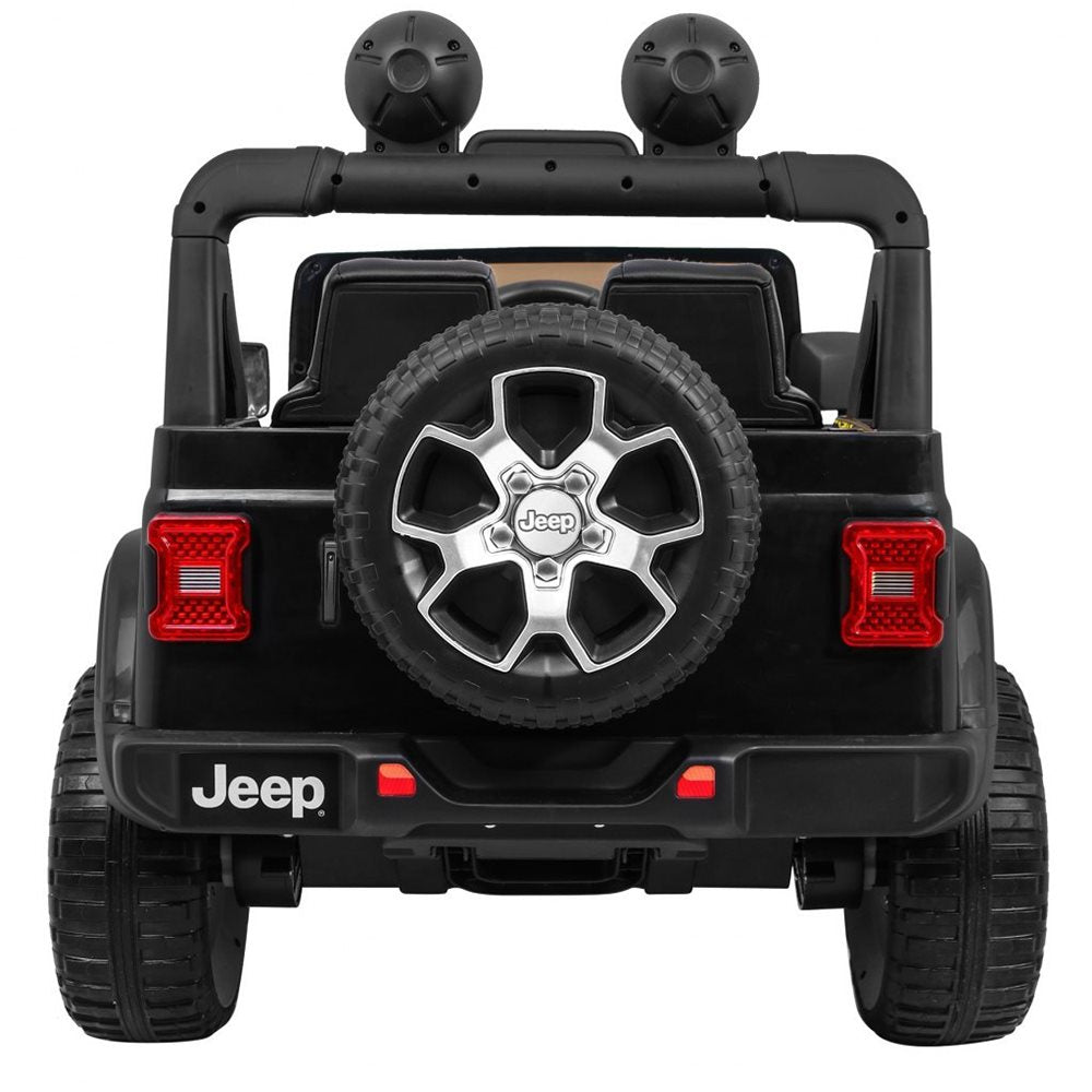 Sähköauto lapsille Jeep Wrangler Rubicon 4x12V, musta