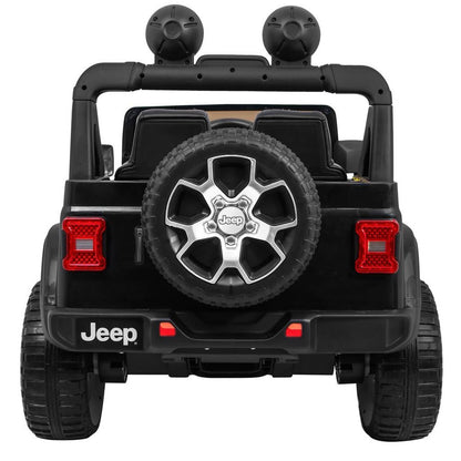 Sähköauto lapsille Jeep Wrangler Rubicon 4x12V, musta