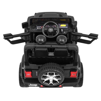 Sähköauto lapsille Jeep Wrangler Rubicon 4x12V, musta