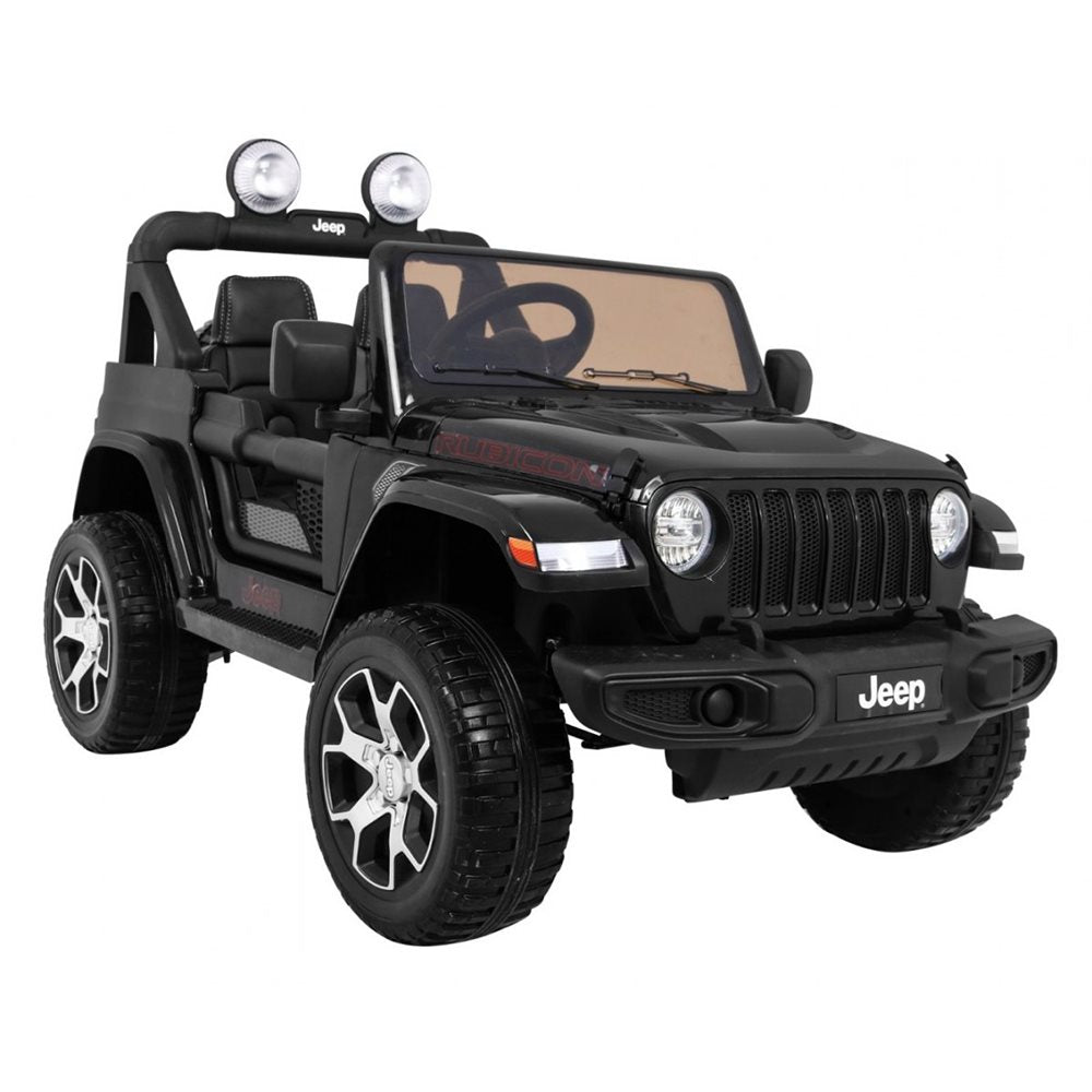 Sähköauto lapsille Jeep Wrangler Rubicon 4x12V, musta