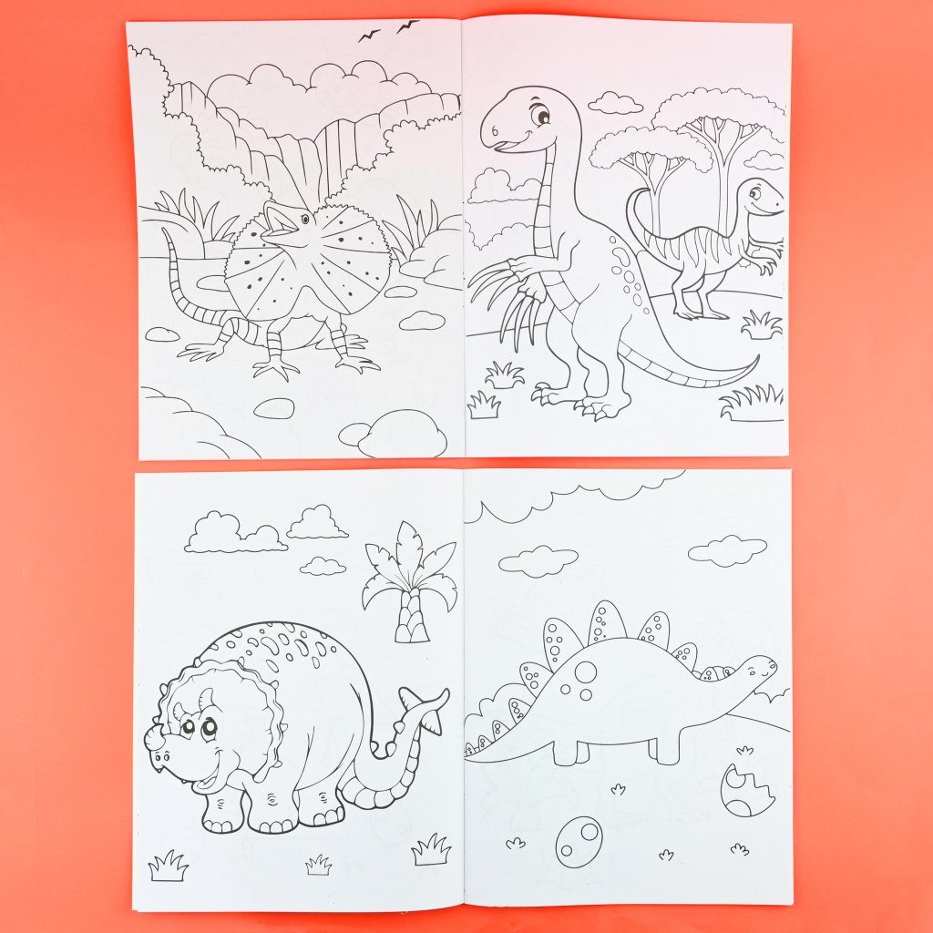 Värityskirja Dinosaurukset