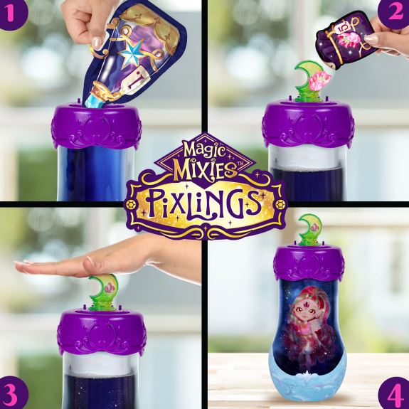 Magic Mixies Kimalteleva Pixling-nukke Faye