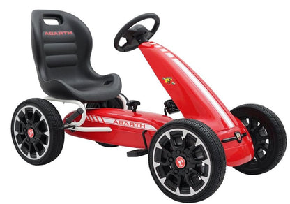 Polkuauto Abarth gokart punainen