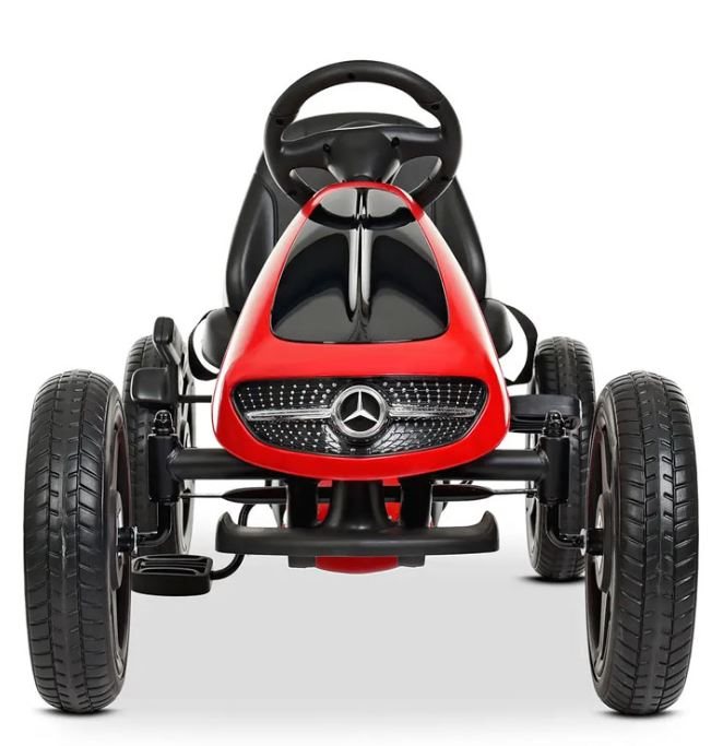 Poljinauto Mercedes Benz karting punainen