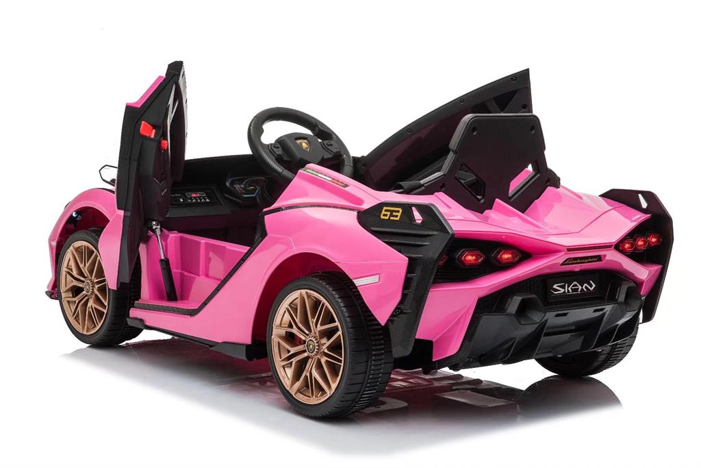 Elbil Barn Lamborghini Sian 12V Rosa