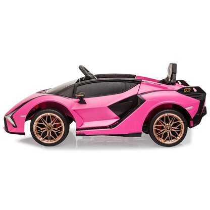 Sähköauto Lapset Lamborghini Sian 12V Pinkki