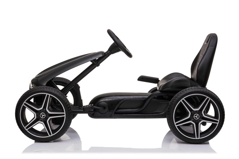 Poljinauto Mercedes Benz karting musta