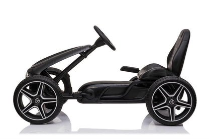 Poljinauto Mercedes Benz karting musta