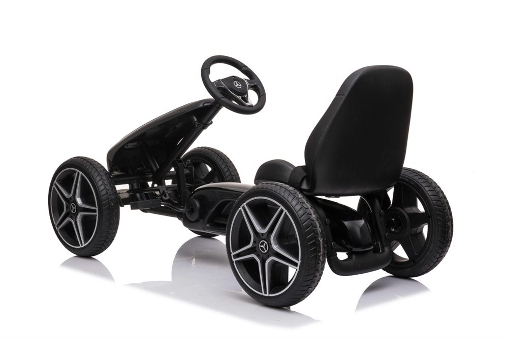 Poljinauto Mercedes Benz karting musta