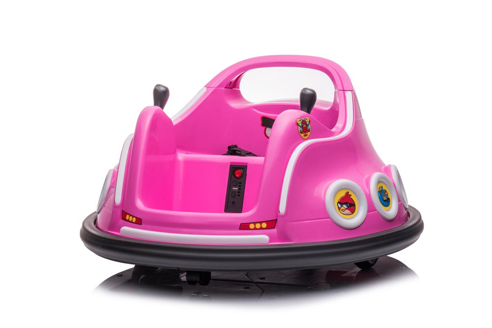 Elbil barn Angry Birds Bumper Bil Rosa