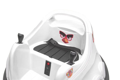 Sähköauto lapsille Angry Birds Bumper Auto Valkoinen