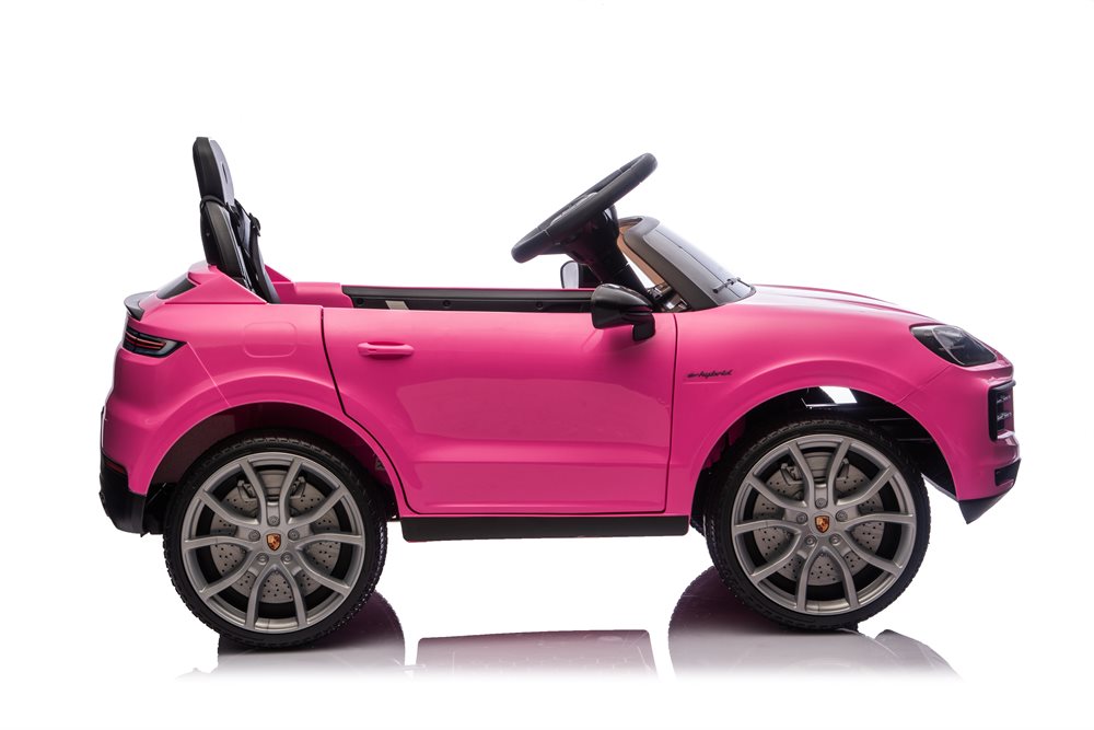 Sähköauto lapselle, Porsche Cayenne, pinkki