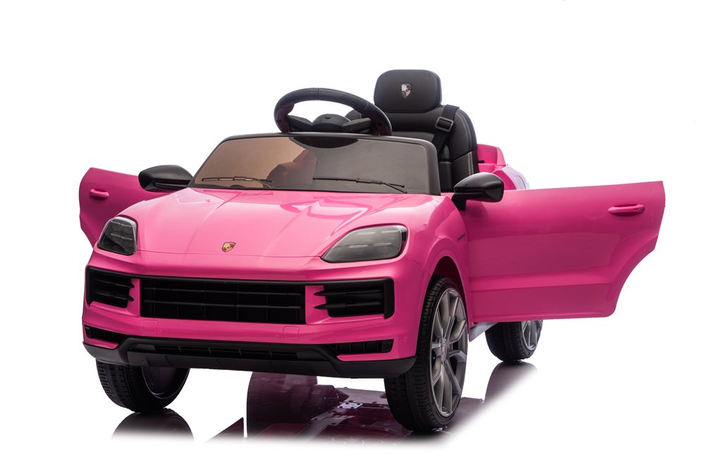 Sähköauto lapselle, Porsche Cayenne, pinkki