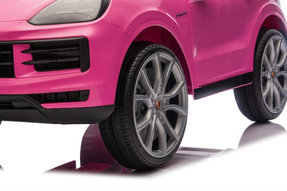 Sähköauto lapselle, Porsche Cayenne, pinkki