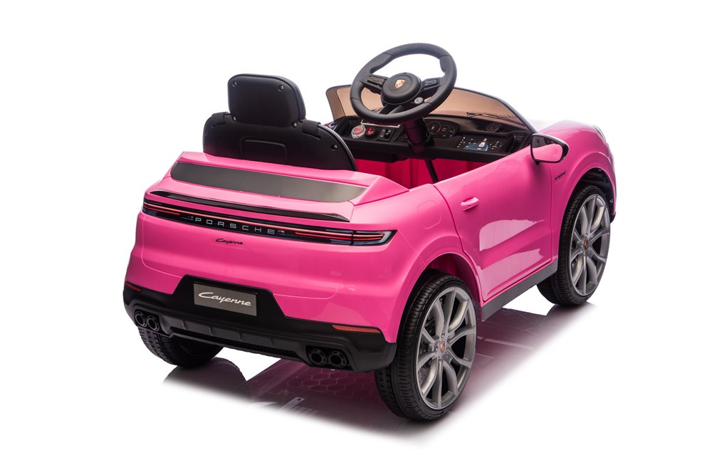 Sähköauto lapselle, Porsche Cayenne, pinkki
