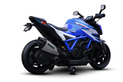 Sähkömoottoripyörä lapsille KTM X12 2x12V Sininen