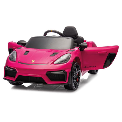 Sähköauto lapsille Porsche Spyder 718 RS Pink