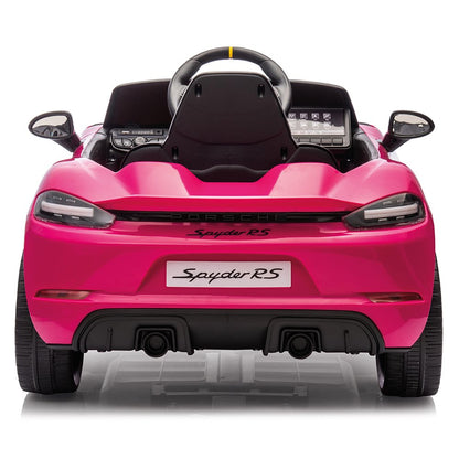 Sähköauto lapsille Porsche Spyder 718 RS Pink