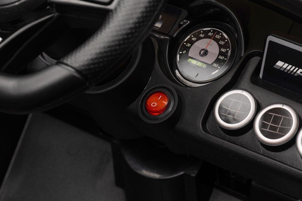 Sähköauto lapsille Mercedes Benz GTR 2x12V, musta