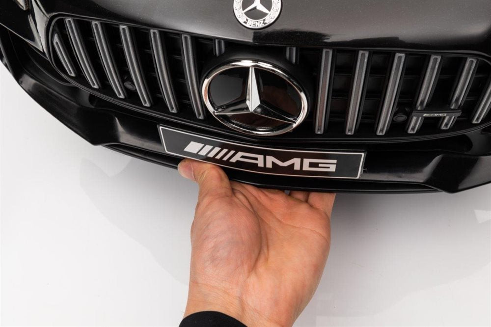 Sähköauto lapsille Mercedes Benz GTR 2x12V, musta