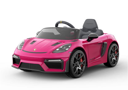 Sähköauto lapsille Porsche Spyder 718 RS Pink