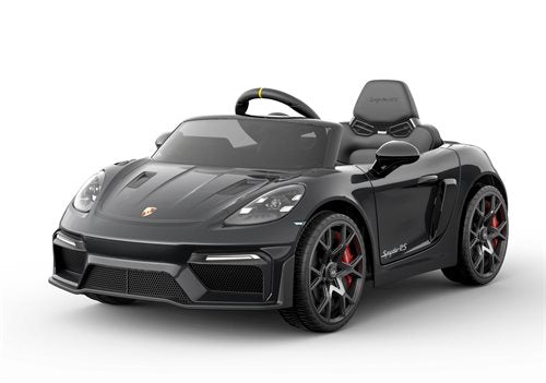 Sähköauto lapsille Porsche Spyder 718 RS Musta