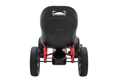 Polkutettava Abarth-kartingauto, musta