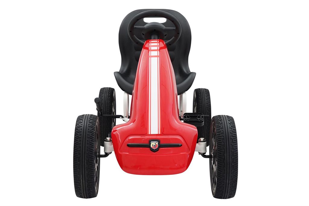 Polkuauto Abarth gokart punainen
