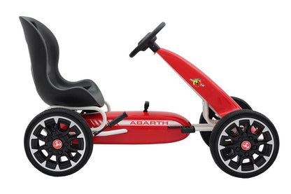 Polkuauto Abarth gokart punainen