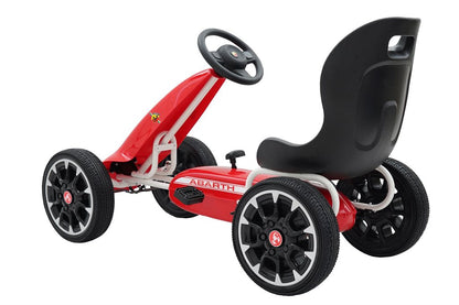 Polkuauto Abarth gokart punainen