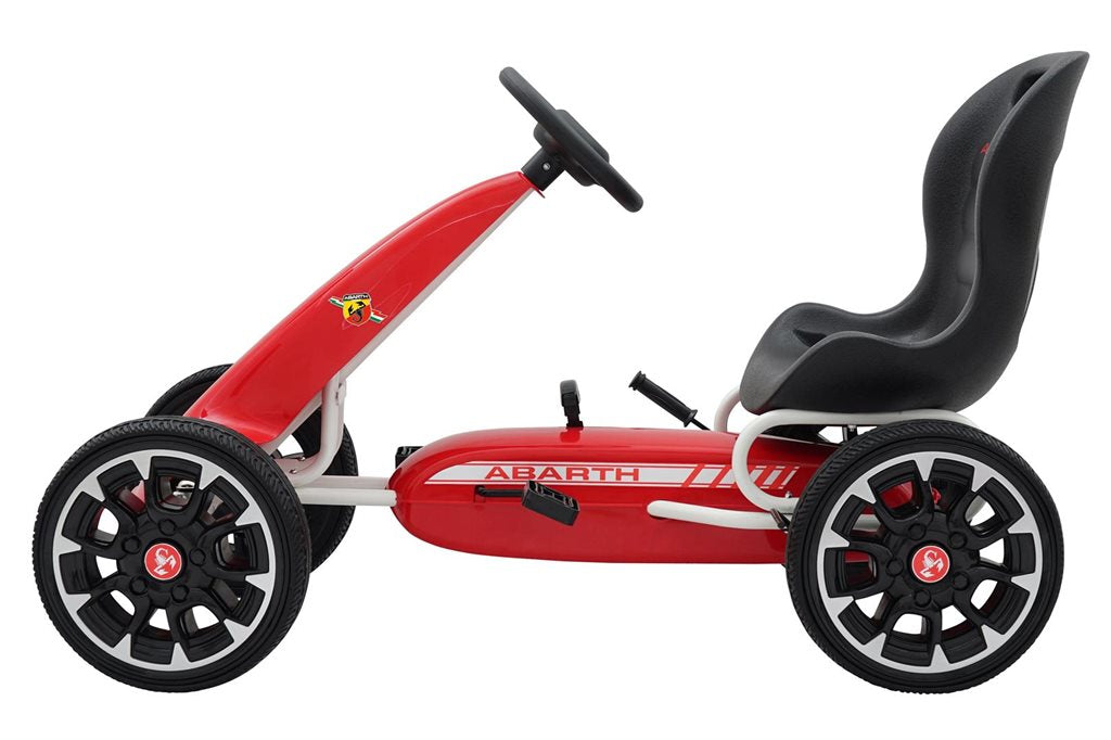 Polkuauto Abarth gokart punainen