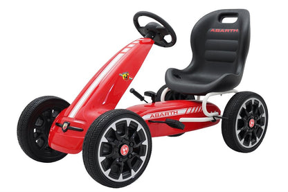 Polkuauto Abarth gokart punainen