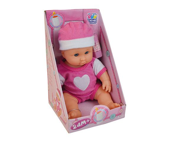 Nukke tuttipullolla - 28 cm