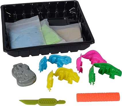 Art & Fun Playsand Set Dinosaurukset