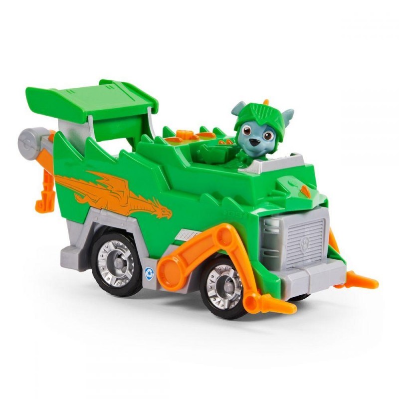 Ryhmä Hau pelastusknight deluxe -auto Rocky-figuurilla