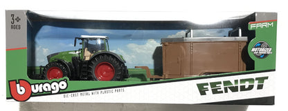 Leikkiketjutraktori hevoslaatikolla - Fendt 1050 Vario - Burago