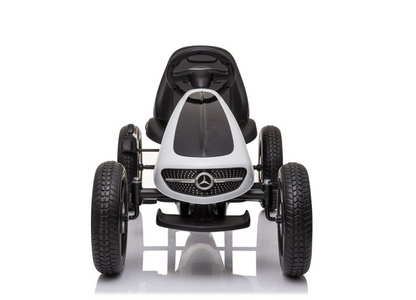 Trampoliini Mercedes Benz karting valkoinen