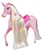 Unicorn loistavia sarvet ja satula