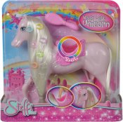Unicorn loistavia sarvet ja satula