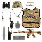 Täydellinen sotilas puku lisävarusteilla