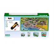 BRIO World mahtava kultainen toimintaveturi