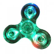 Fidget Spinner med LED-ljus Crystal LED