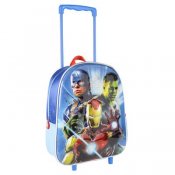 Avengers 3D matkalaukku pyörillä käsimatkatavaralaukku