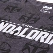 Star Wars Mandalorian T-paita Aikuinen musta