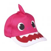 Baby Shark 3D vaaleanpunainen korkki